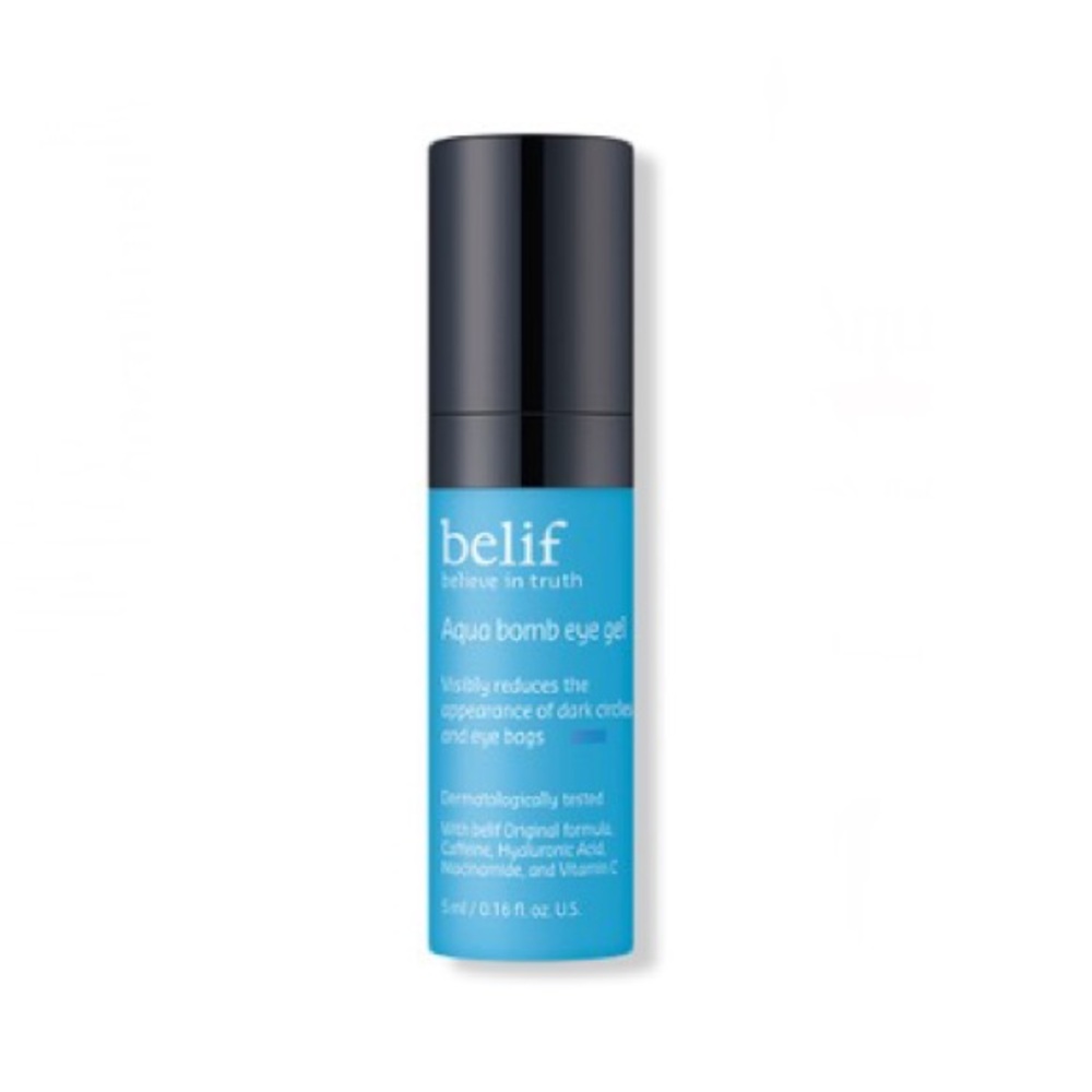 Belif Aqua Bomb Depuffing Eye Gel with Caffeine + Hyaluronic Acid Mini